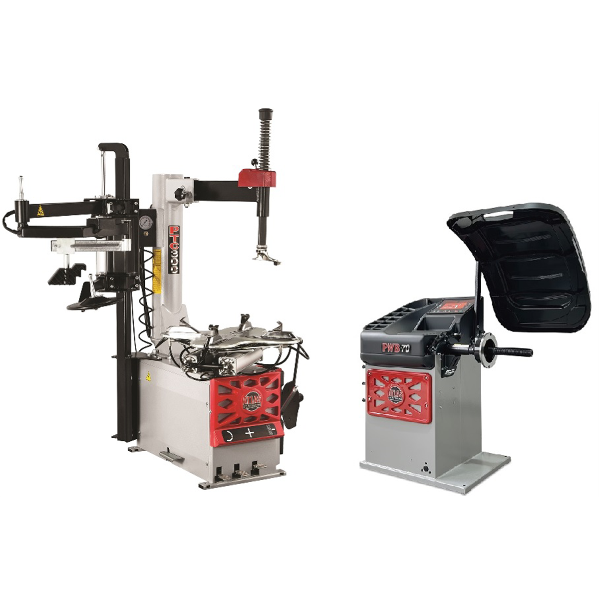 Atlas PTC300 Tire Changer + PWB70 Wheel Balancer Combo