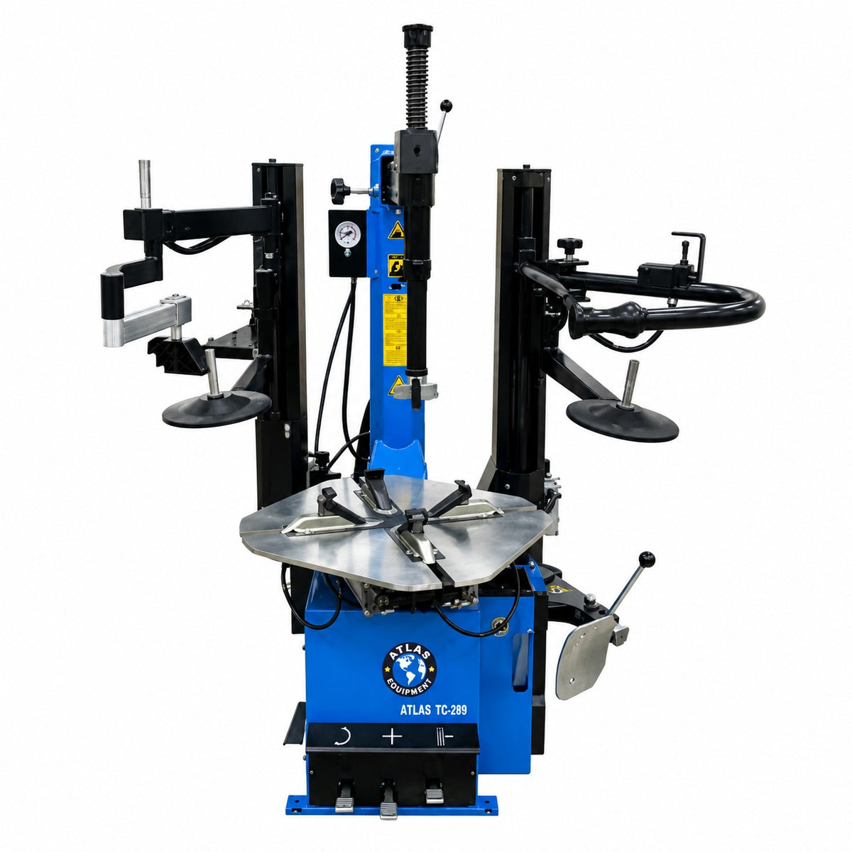 Atlas TC289 extra large tire changer with dual assist arms