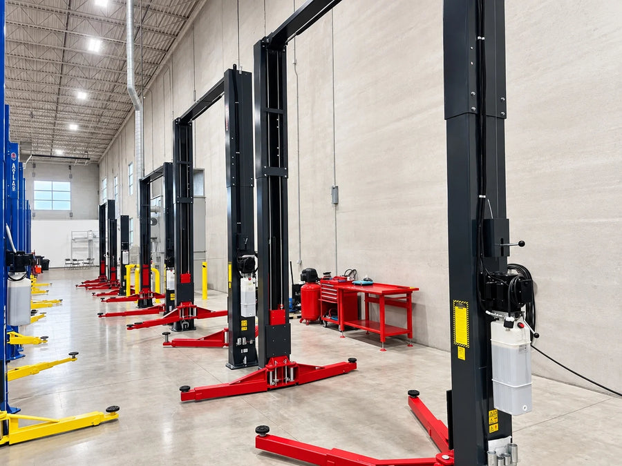 Equipment on display in the Truman showroom in Daleville, Indiana