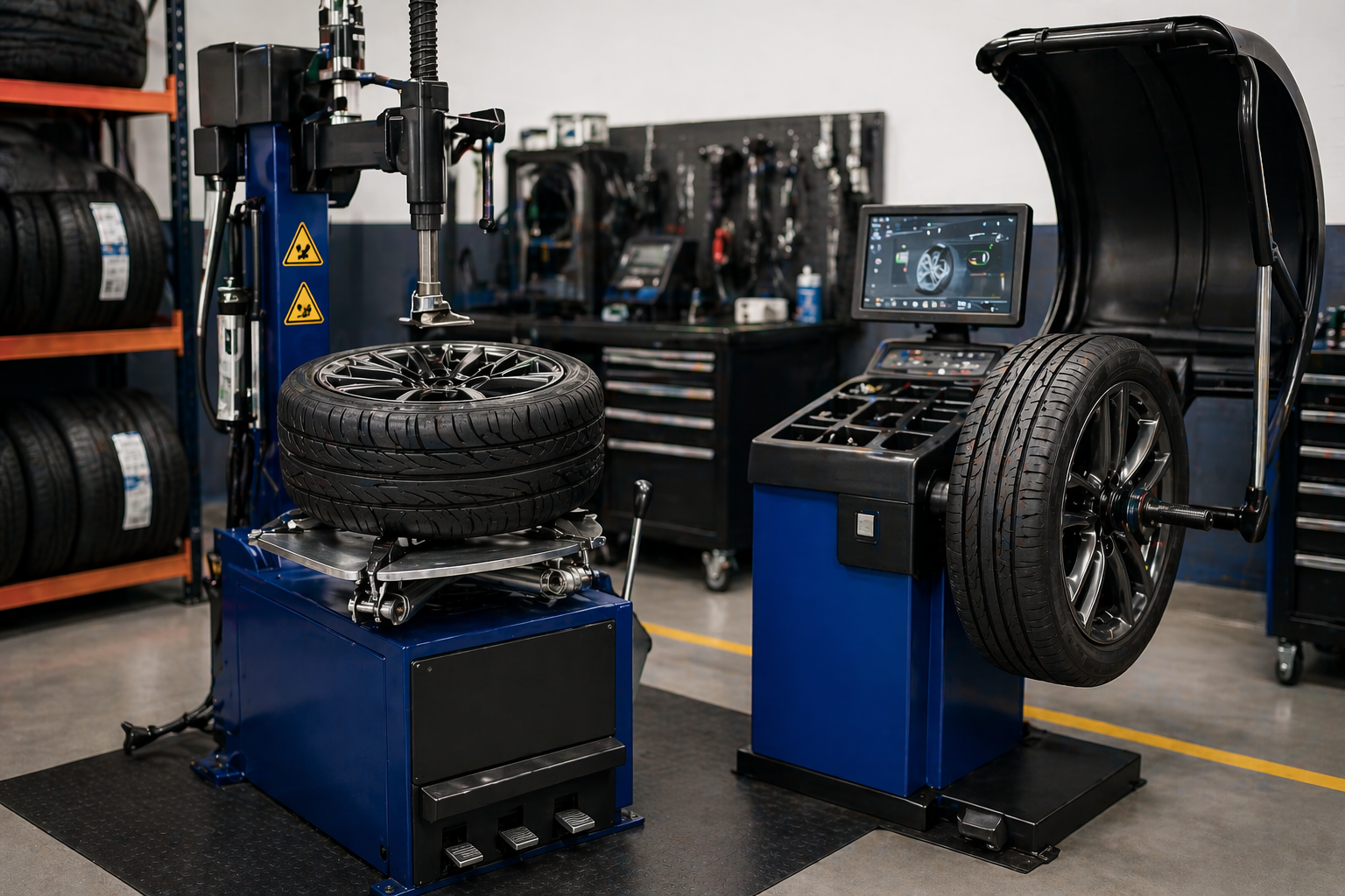 Why Tire Changers and Wheel Balancers Are Essential for Your Workshop
