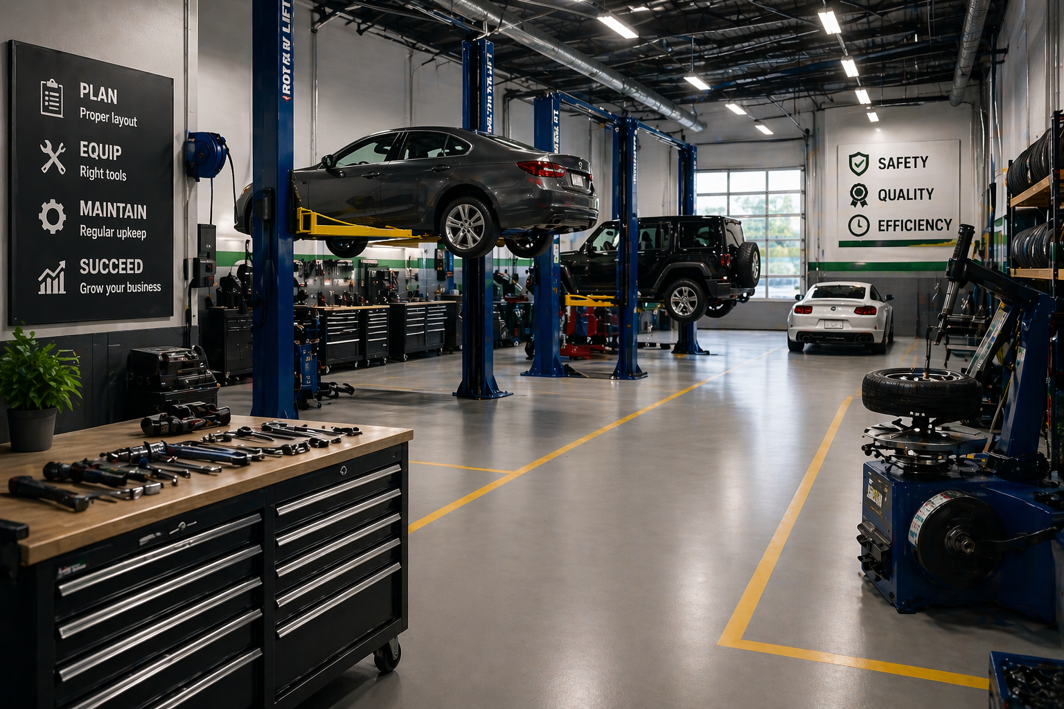 Setting Up a Professional Automotive Workshop: Complete Guide