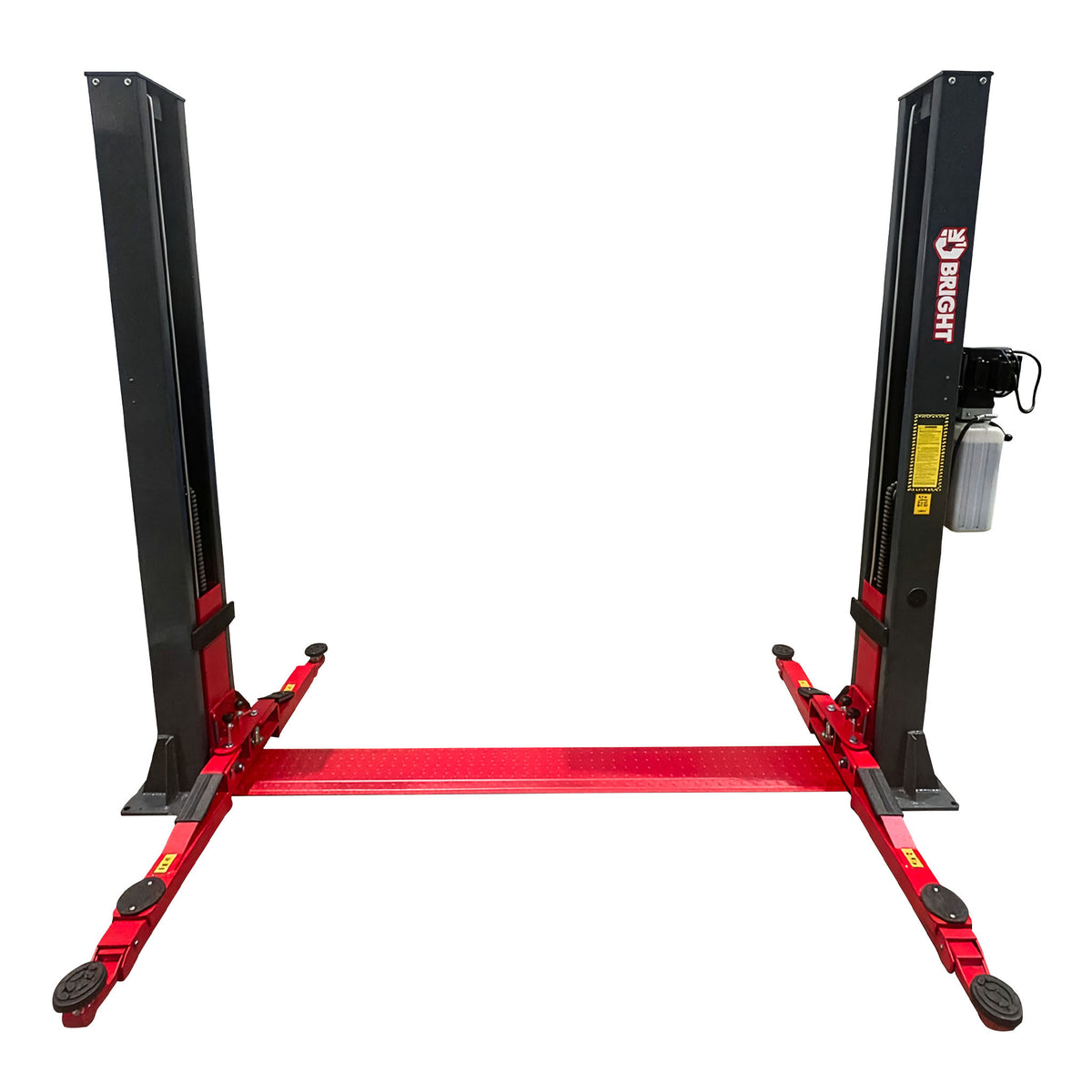Bright Alpha 9F Two-Post 9,000 lb. Capacity Baseplate Lift