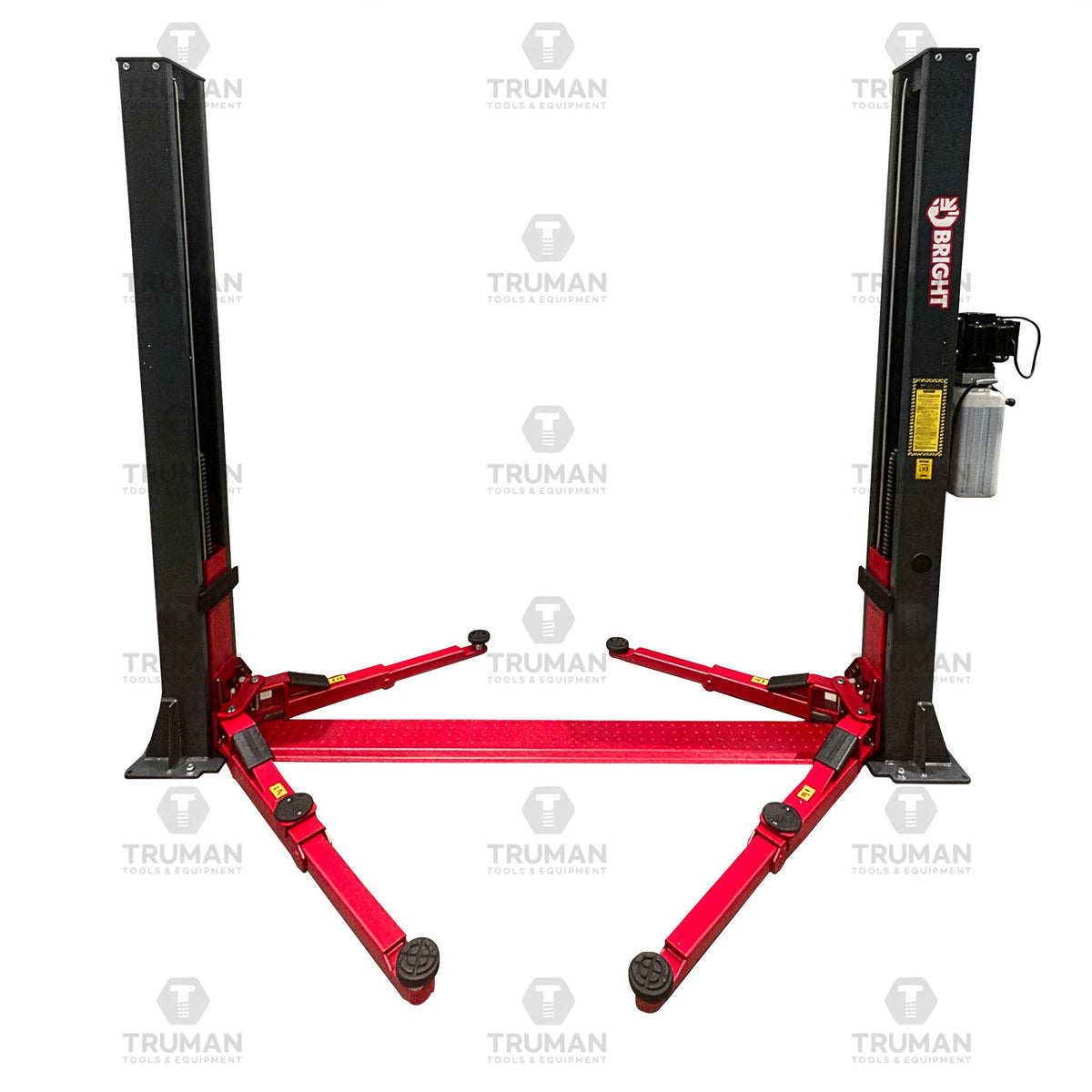 Bright Alpha 9F Two-Post 9,000 lb. Capacity Baseplate Lift