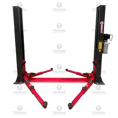 Bright Alpha 9F Two-Post 9,000 lb. Capacity Baseplate Lift