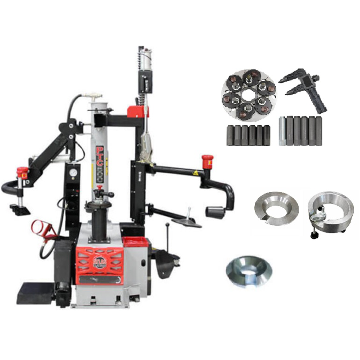 Atlas PTC500 Center Post Tire Changer with Adapters Kit