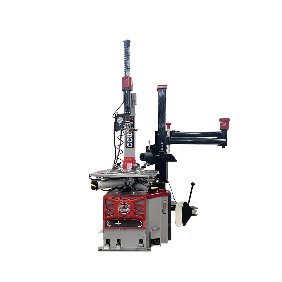 Atlas PTC600 Tilt-Back Rim Clamp Tire Changer w/ Assist Arm