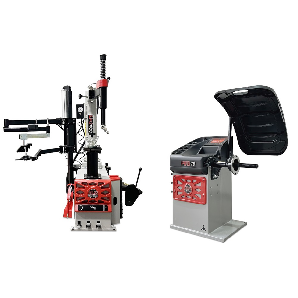 Atlas PTC400 Tire Changer + PWB70 Wheel Balancer Combo