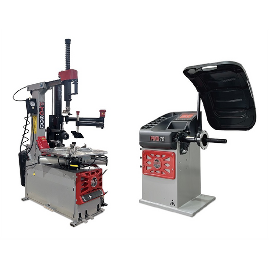 Atlas PTC600 Tire Changer + PWB70 Wheel Balancer Combo