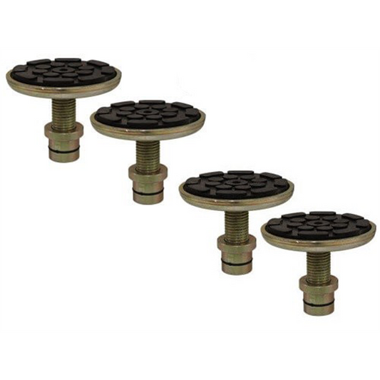 Atlas Set of 4 Single-Screw Adjustable Adapters, 1.5" Peg Size
