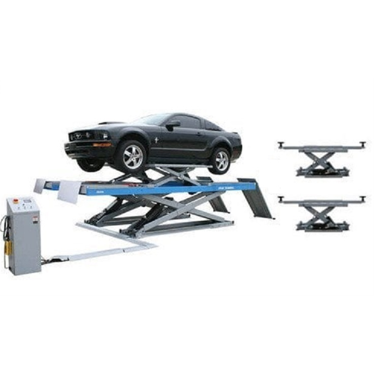 Atlas 12AWFSL Alignment Scissor Lift and RJ-6 Rolling Jacks Combo