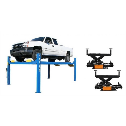Atlas 412A Alignment Lift + RJ6 Rolling Jacks Combo
