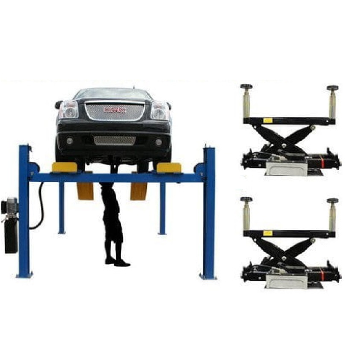 Atlas 414A Alignment Lift + RJ8 Rolling Jacks Combo