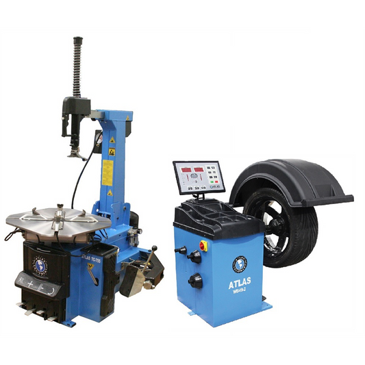 Atlas TC755 Tire Changer + WB49-2 Wheel Balancer Combo
