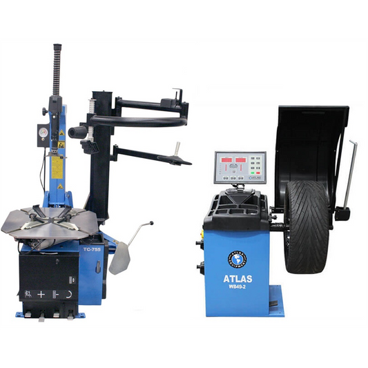 Atlas TC755EZ Tire Changer + WB49-2-PRO Balancer Combo