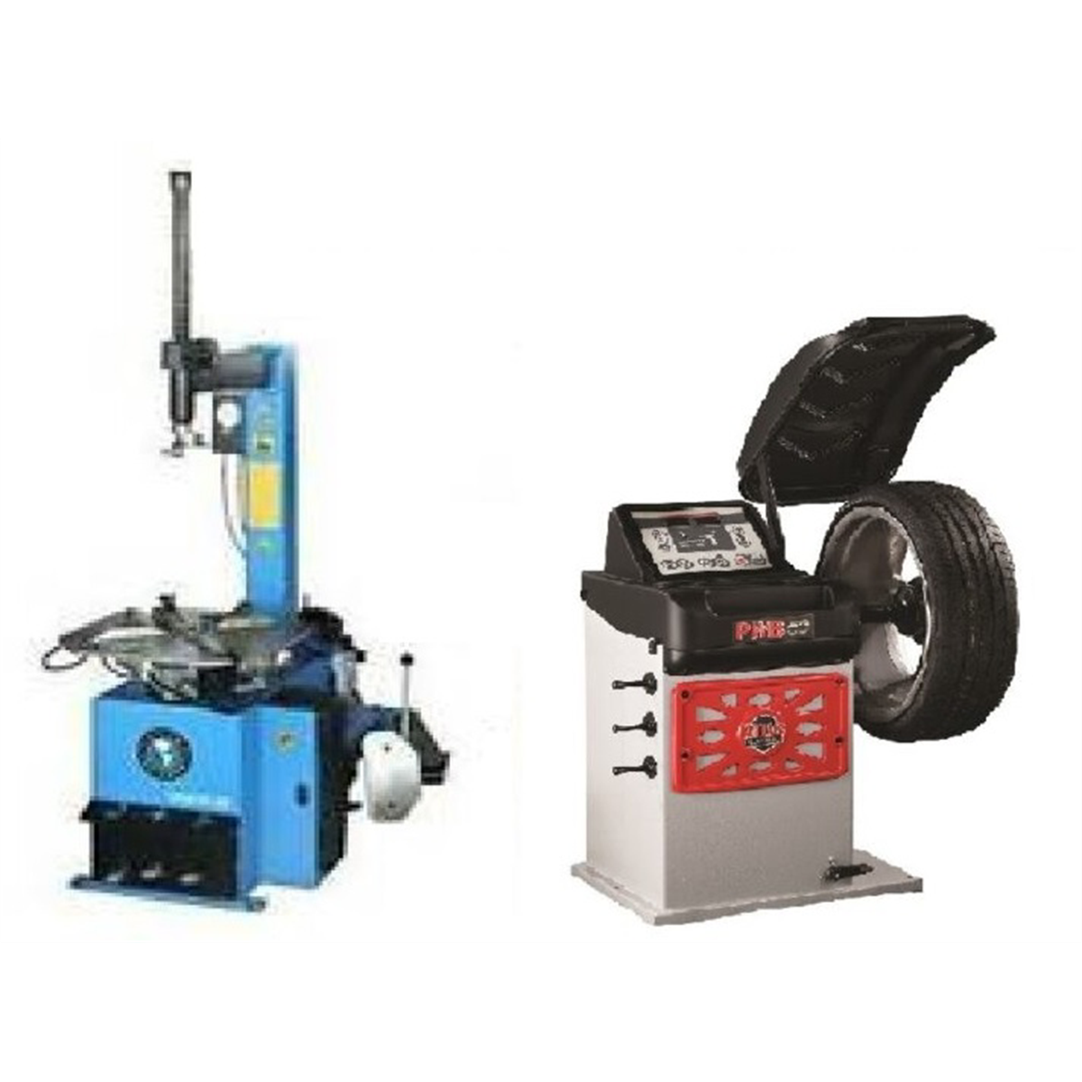 Atlas TC229 Tire Changer + PWB50 Wheel Balancer Combo