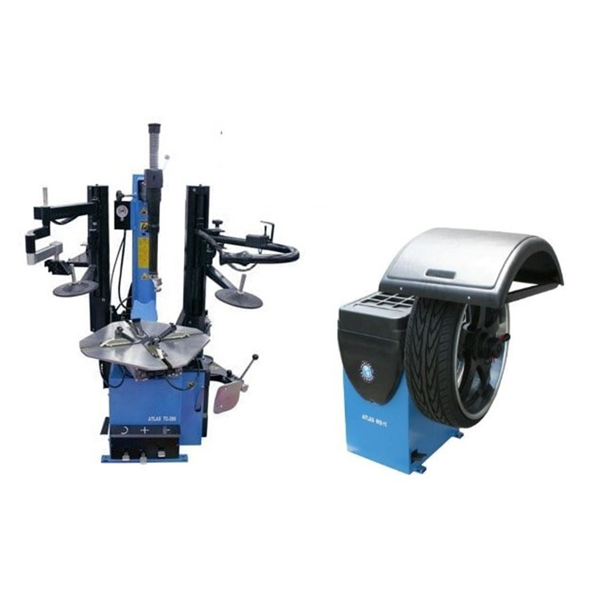 Atlas TC289DAA Tire Changer + WB11 Wheel Balancer Combo