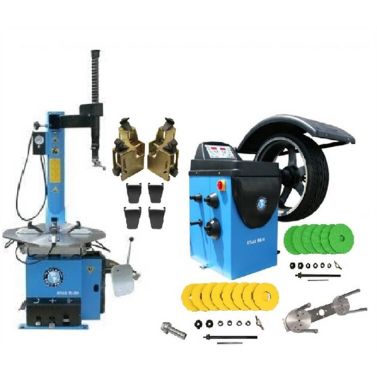 Atlas TC289 Tire Changer + WB11 Deluxe Motorcycle Combo