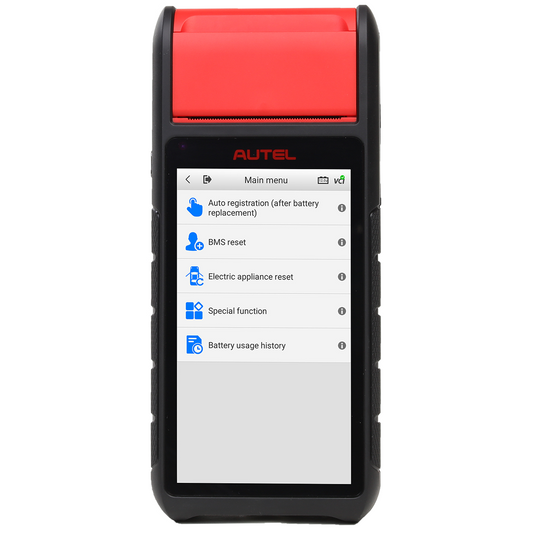 Autel MaxiBAS BT608 Battery Tester: Touchscreen Battery and Electrical System Diagnostics Tool