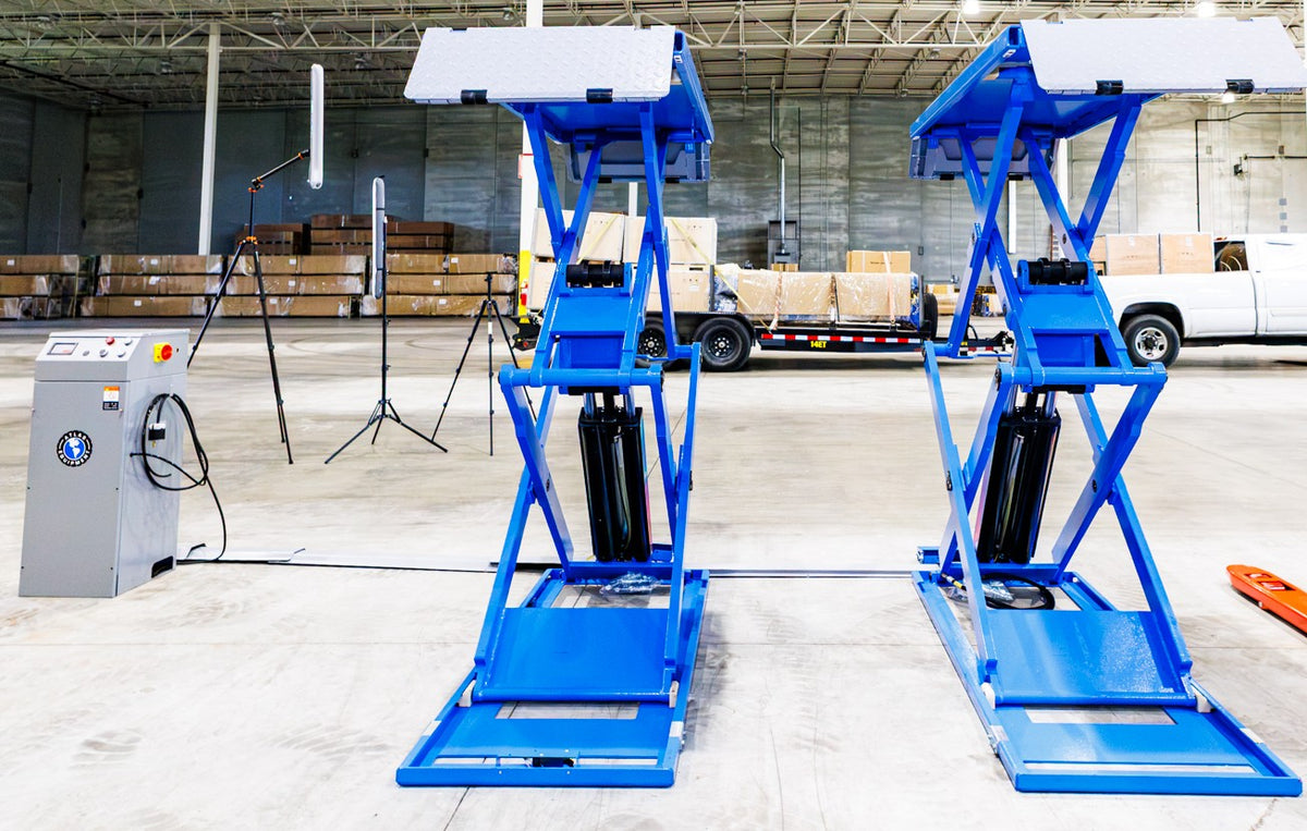 Atlas SLP9K Full-Rise Scissor Lift 9000 lb. Capacity