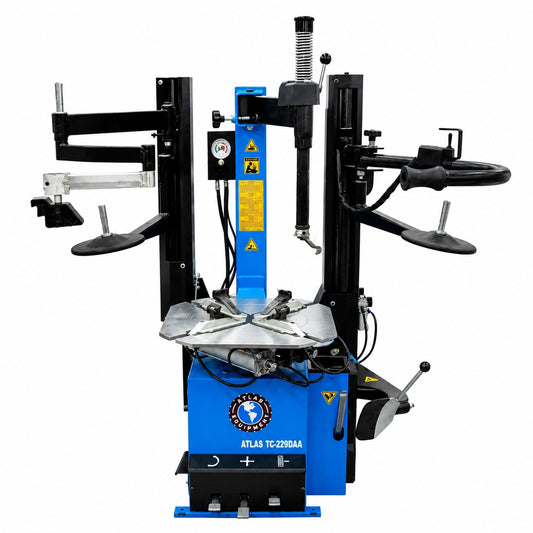 Atlas TC229DAA Rim-Clamp Tire Changer with Dual Assist Arms