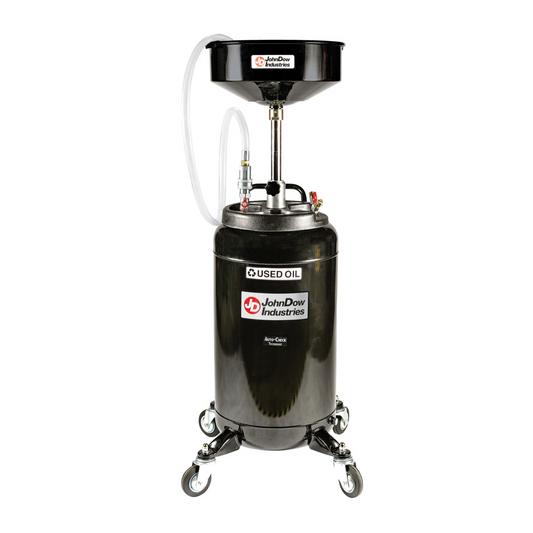 John Dow Industries 25 Gallon Heavy Duty Self-Evacuating Oil Drain with Auto Check Technology