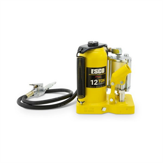 ESCO Pro Series 12 Ton Air Hydraulic Bottle Jack