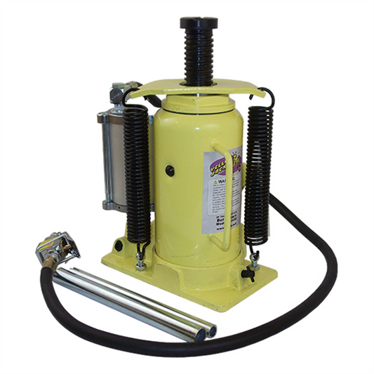 ESCO Yellow Jackit 20 Ton Air/Manual Bottle Jack (Screw On Base)