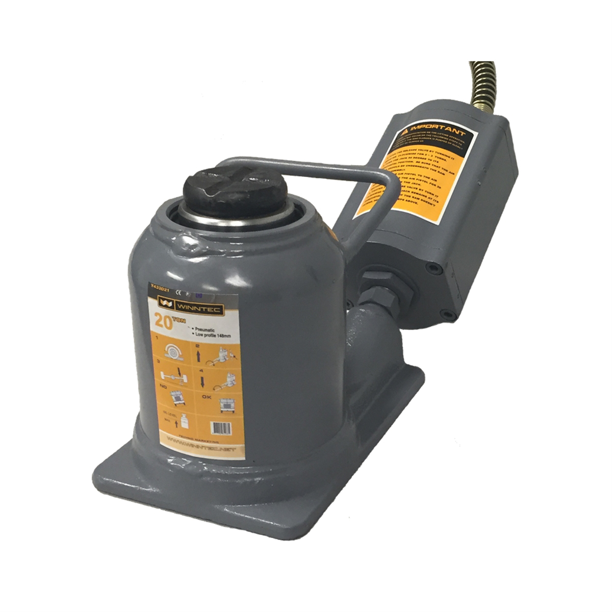 Gaither Tool Co. 20 Ton Shorty Air Bottle Jack