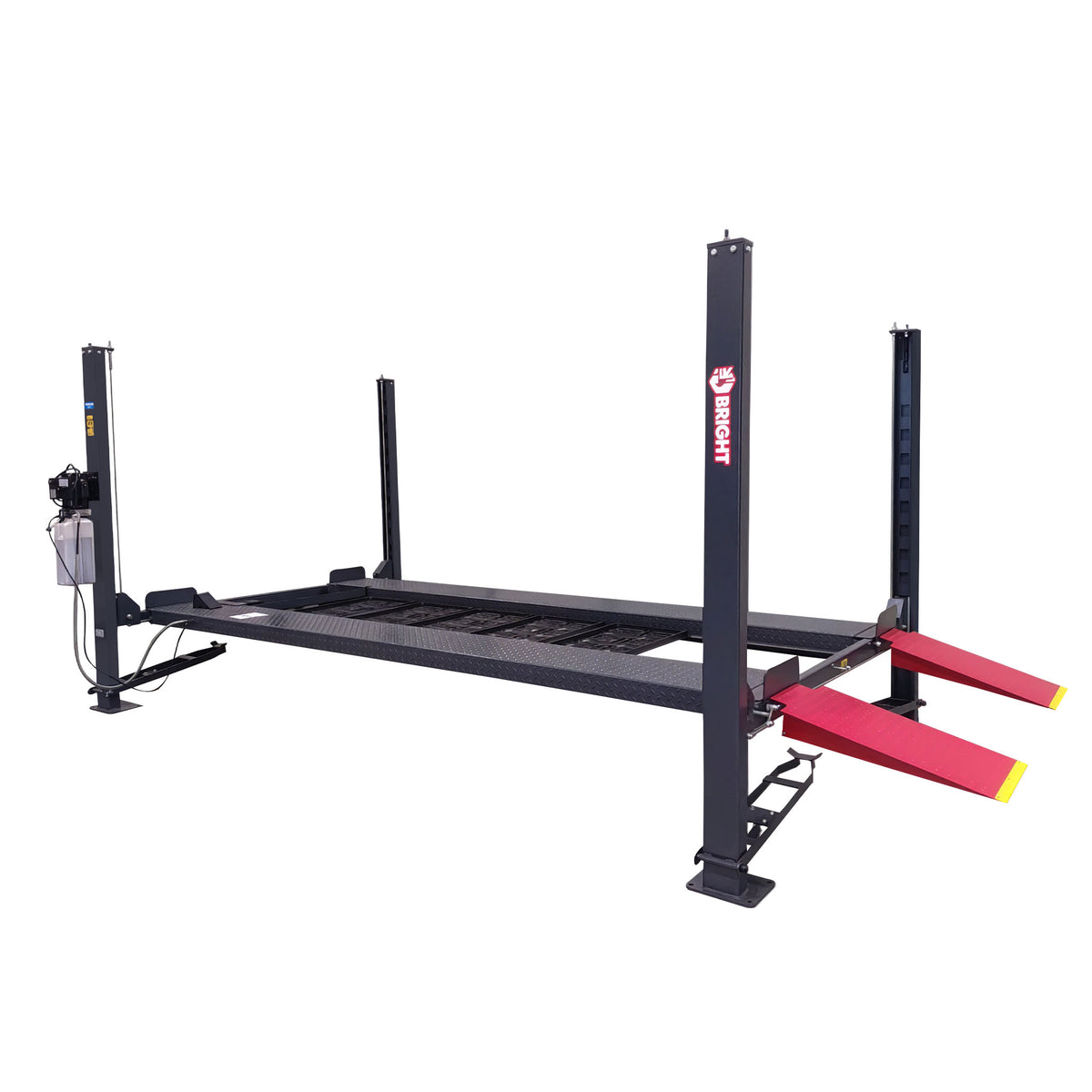 Bright Kappa 8H Extra Tall, Wide and Long Four-Post 8,000 lb. Capacity Lift