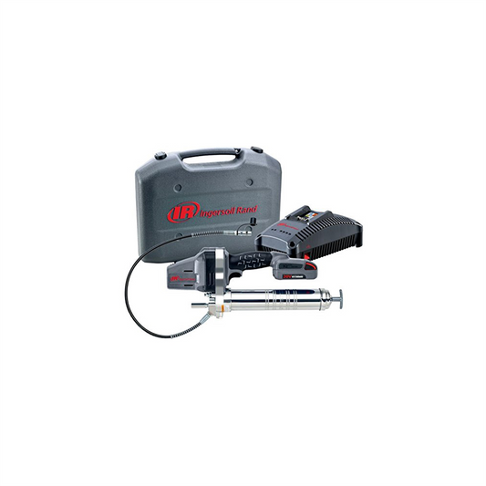 Ingersoll Rand Iqv® 20V Cordless Grease Gun Kit, 14oz Canister Capacity, 2.6 Flow Rate, 6250 psi, Includes 1 Battery, Charger and Case
