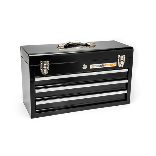 Gearwrench 20 Inch 3 Drawer Black Steel Tool Box