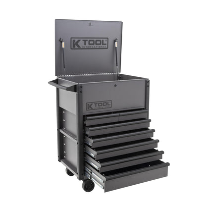 K-Tool Service Cart Premium 7 Drawer 750 Pound (Gray)