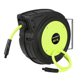 Legacy Manufacturing Flexzilla Enclosed Plastic Retractable Air Hose Reel, 3/8" x 50'