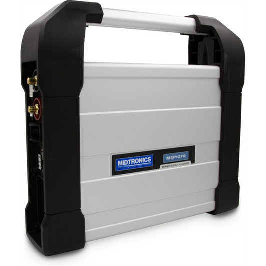 Midtronics Msp-070 70A Power Supply Battery Charger with 3M Field-Replaceable Charge Cables