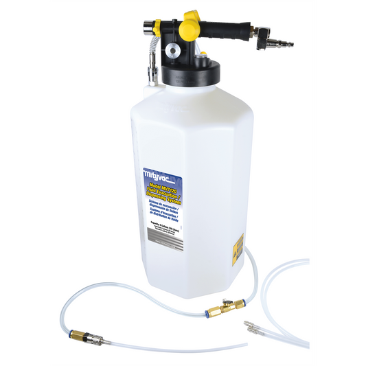 Mityvac MV7120 5.3 Gallon Pneumatic Fluid Evacuation/Dispensing System - Evacuate, Top, Refill Reservoirs