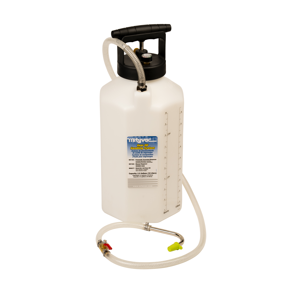 Mityvac MV7455 Manual Gear Lube Evacuator/Dispenser Gear Oil Handing System