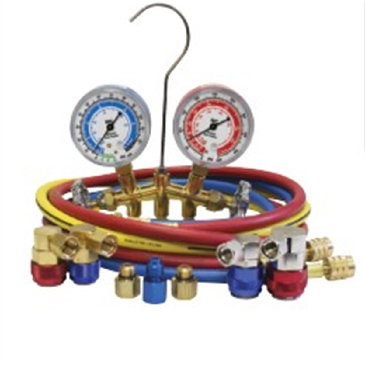 Mastercool 134A / 1234YF Dual brass gauge set