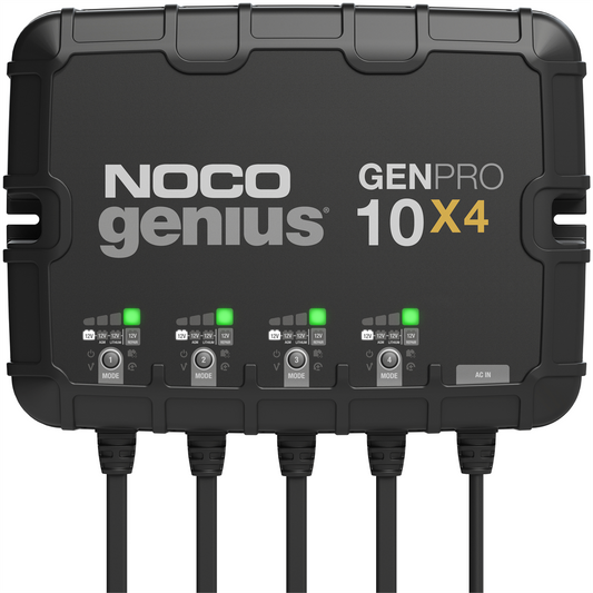 Noco Company GENPRO10X4 12V 4-Bank, 40-Amp On-Board Battery Charger