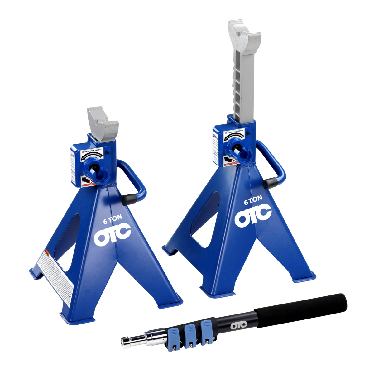 OTC 6 Ton Geared Jack Stand (Pair)