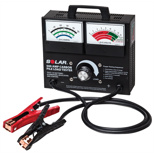 Clore Automotive Solar 1874 500 Amp 12V Carbon Pile Battery Tester