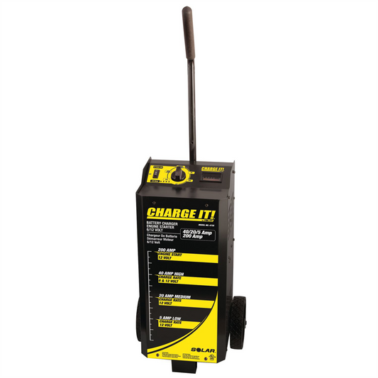 Clore Automotive Charge IT! 4735 12V Wheel Battery Charger; 40/20/5/200A