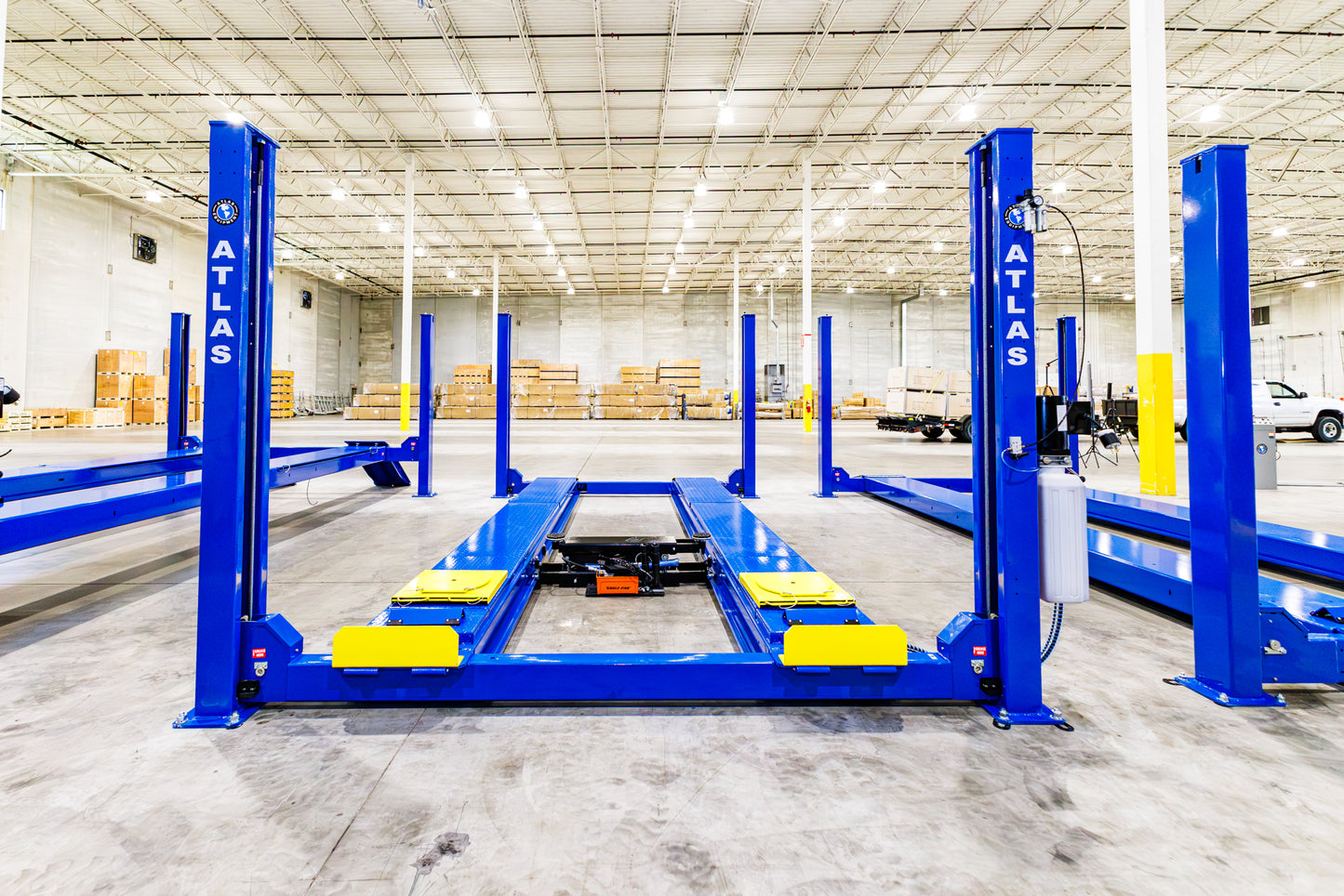 Atlas 414A 14,000 lb Alignment 4-Post Lift with Turntables
