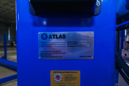 Atlas PVL10 ALI Certified 10,000 lb Overhead Lift