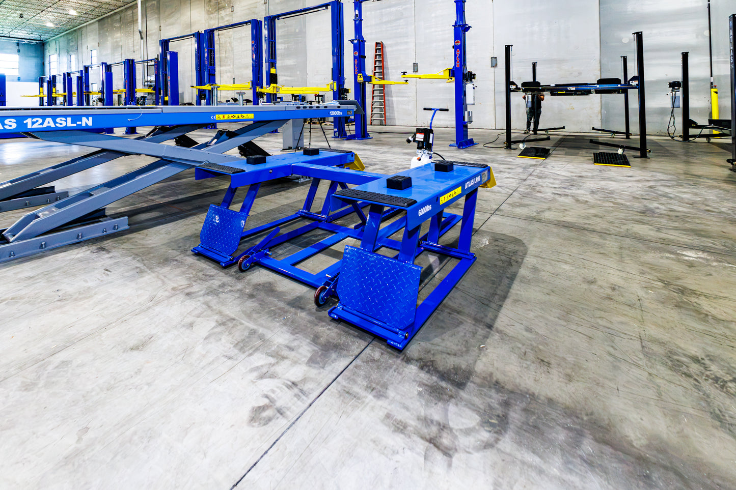 Atlas LR06 Portable Low Rise Scissor Lift 6000 lb. Capacity