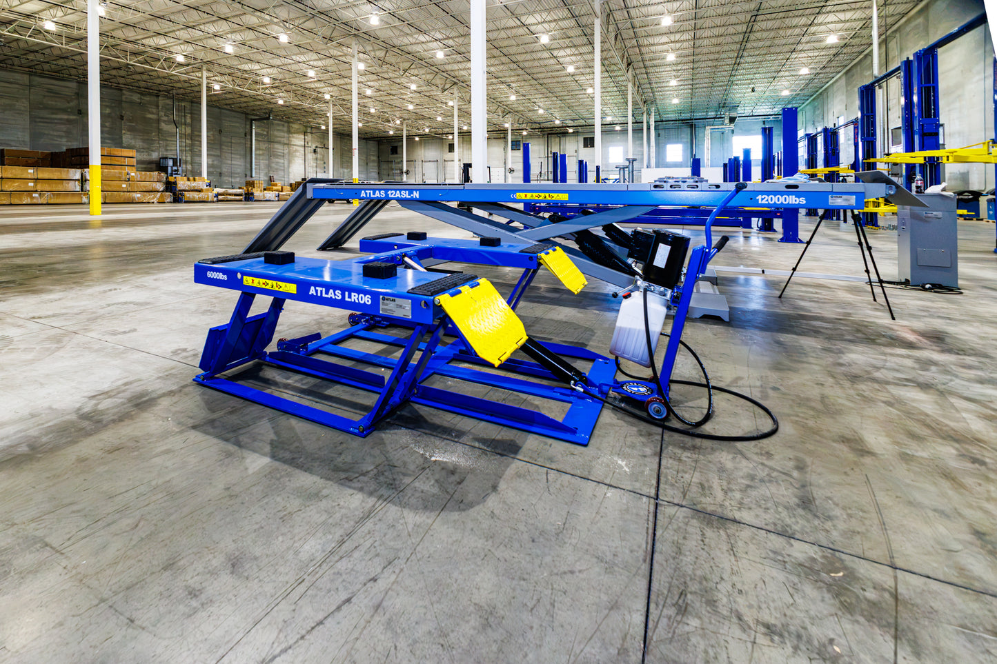 Atlas LR06 Portable Low Rise Scissor Lift 6000 lb. Capacity
