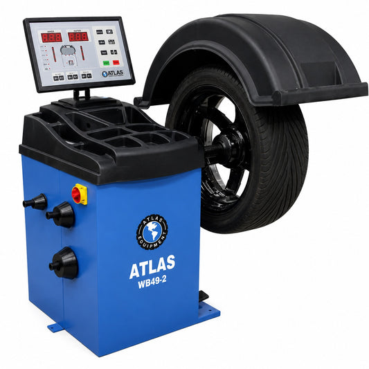 Atlas WB49-2 Premium 2D Computer Wheel Balancer