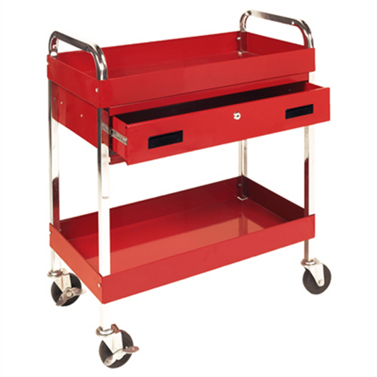 Wilmar Corp. / Performance Tool Two Shelf Utility Cart w/Drawer
