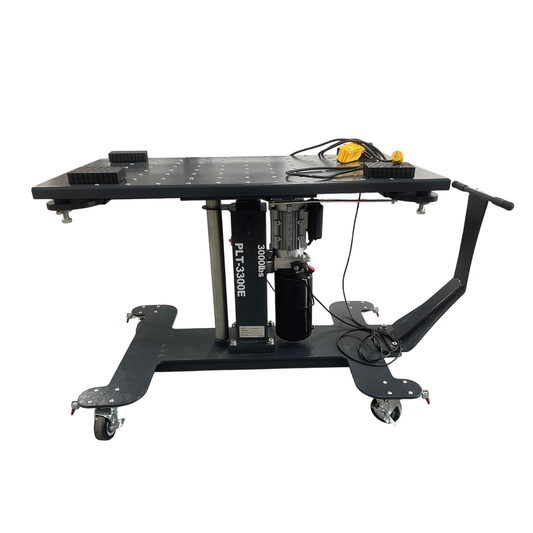 Powerline PLT-3000E Electric EV Lift Table 3000 lb Capacity